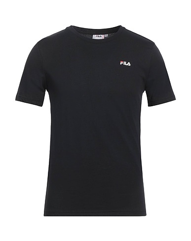 FILA Camiseta básica Negro 100% Algodón