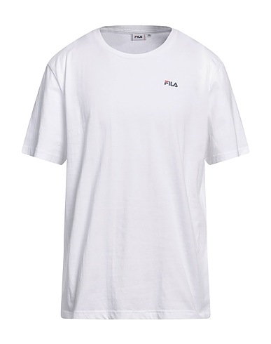 FILA Camiseta básica Blanco 100% Algodón