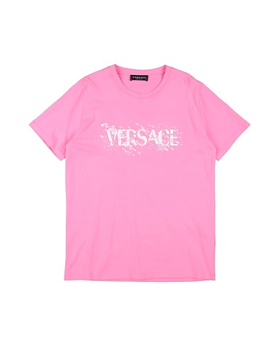 VERSACE YOUNG T-shirt Pink 100% Cotton