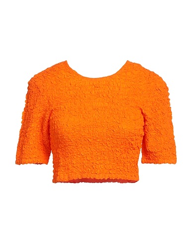 GANNI Top Orange 100% Organic cotton