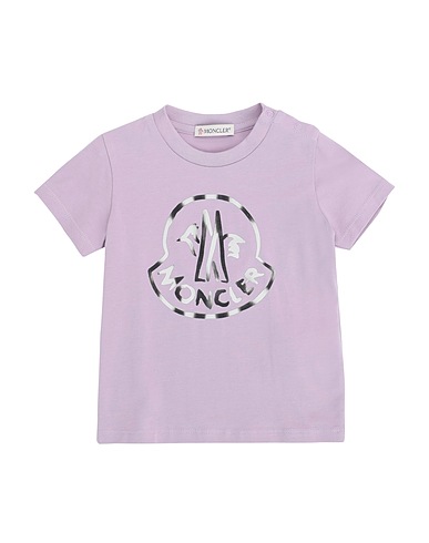 MONCLER Camiseta Lila 92% Algodón, 8% Elastán