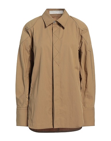 DION LEE Solid colour shirts & blouses Sand 54% Cotton, 46% Nylon