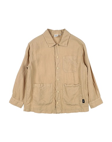 ASPESI Einfarbiges Hemd Beige 100% Leinen