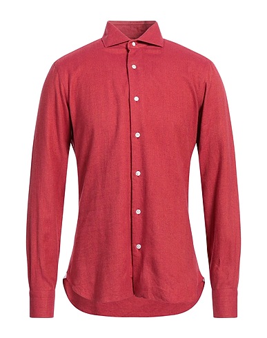 DANDYLIFE by BARBA Napoli Patterned shirt Red 100% Cotton