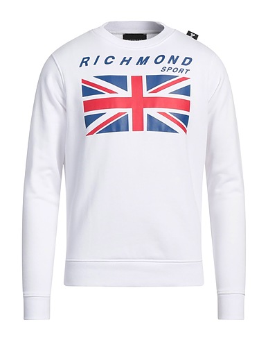 RICHMOND Sweatshirt White 100% Cotton