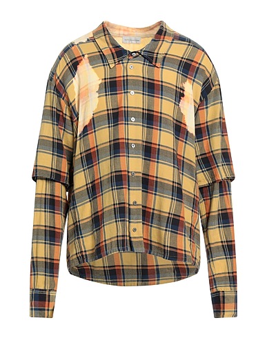 FAITH CONNEXION Checked shirt Marigold 100% Cotton