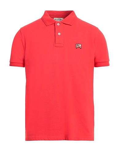 ROŸ ROGER'S Polo shirt Red 100% Cotton