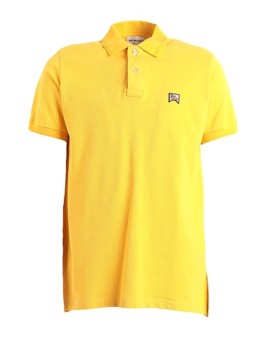 ROŸ ROGER'S Poloshirt Gelb 100% Baumwolle