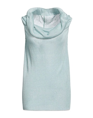 VITELLI Top Himmelblau 80% Leinen, 20% Baumwolle