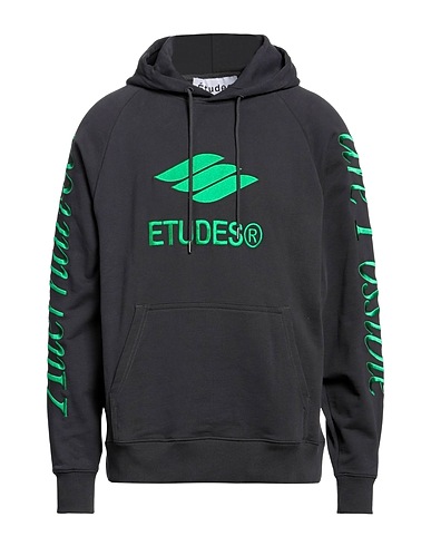 ÉTUDES STUDIO Hooded track jacket  Charcoal 100% Organic cotton