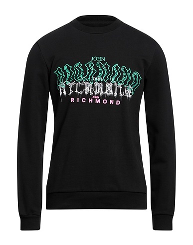 JOHN RICHMOND Sweatshirt Black 100% Cotton