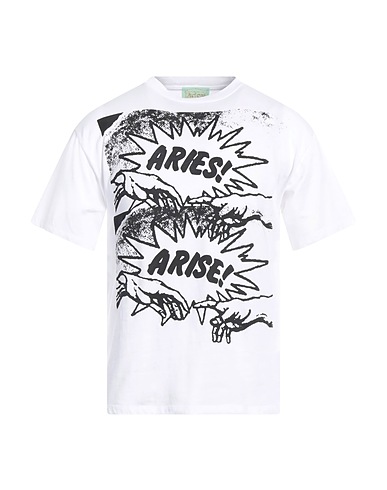 ARIES T-shirt White 100% Cotton