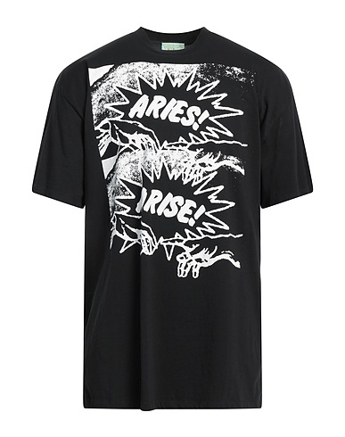 ARIES T-shirt Black 100% Cotton