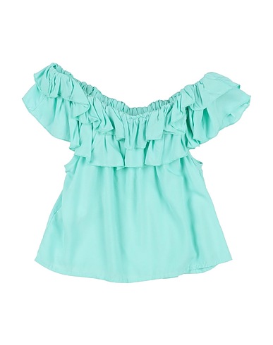 MAGIL Top Turchese 100% Viscosa