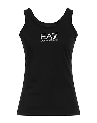 EA7 Vest Black 95% Polyester, 5% Elastane