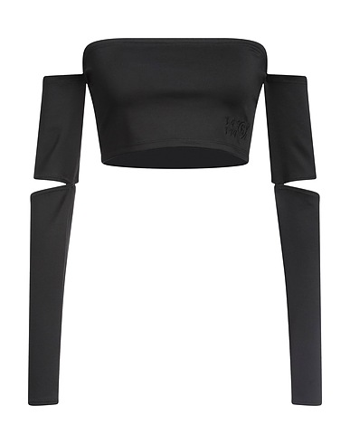 MM6 MAISON MARGIELA Top Black 70% Polyester, 30% Elastane