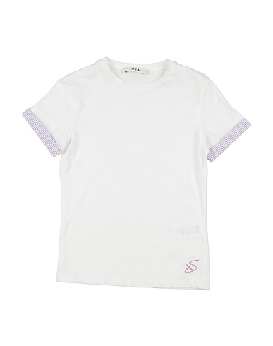 SP1 T-shirt Bianco 100% Cotone, Elastan