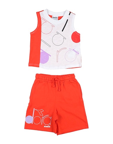 DIADORA Kids’ co-ord Orange 100% Cotton