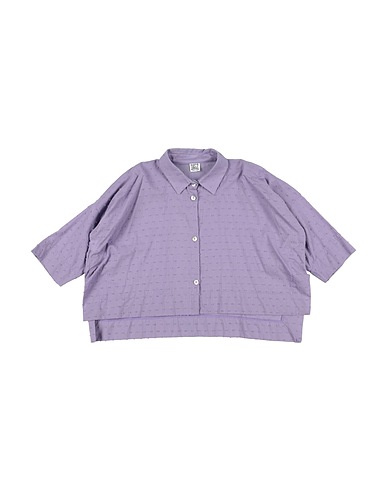 ORIMUSI Solid colour shirts & blouses Mauve 100% Cotton