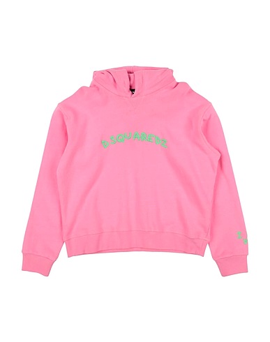 DSQUARED2 Hooded track jacket  Pink 100% Cotton