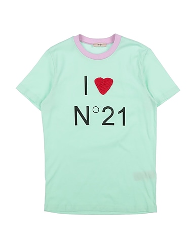 N°21 T-shirt Light green 100% Cotton