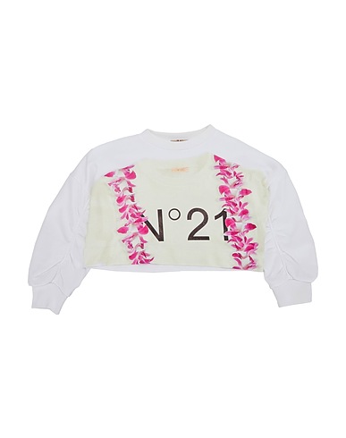 N°21 Sweatshirt White 100% Cotton