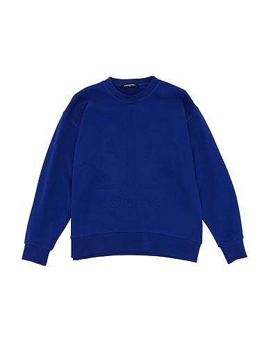 DSQUARED2 Sweatshirt Blue 98% Cotton, 2% Elastane