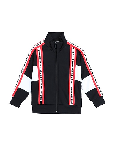 DSQUARED2 Felpa Nero 55% Nylon, 45% Cotone