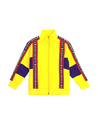 DSQUARED2 Sweatshirt Yellow 55% Nylon, 45% Cotton