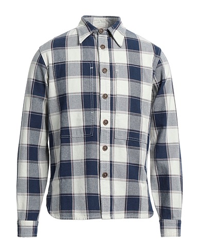 ZIP CODE 36061 Camicia a quadri Blu notte 100% Cotone