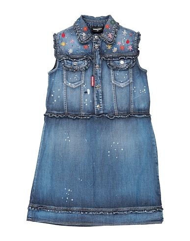 DSQUARED2 Vestito Blu 98% Cotone, 2% Elastan