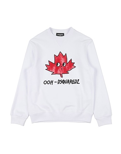 DSQUARED2 Sweatshirt Weiß 100% Baumwolle