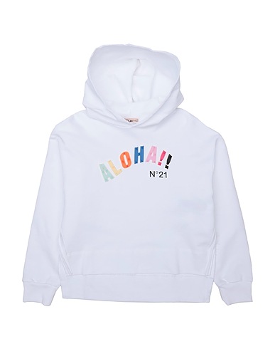 N°21 Sweatshirt White 100% Cotton