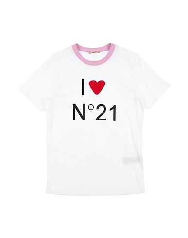 N°21 T-shirt White 100% Cotton