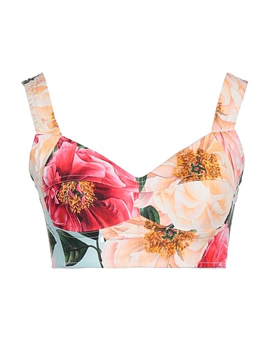DOLCE&GABBANA Top Fuchsia 70% Cotton, 24% Polyamide, 6% Elastane