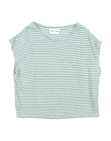 MORLEY T-shirt Slate blue 100% Linen