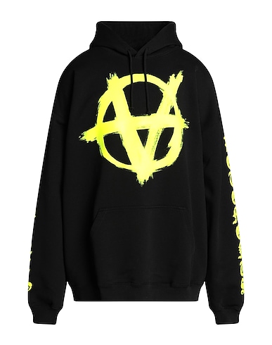 VETEMENTS Felpa Nero 80% Cotone, 20% Poliestere
