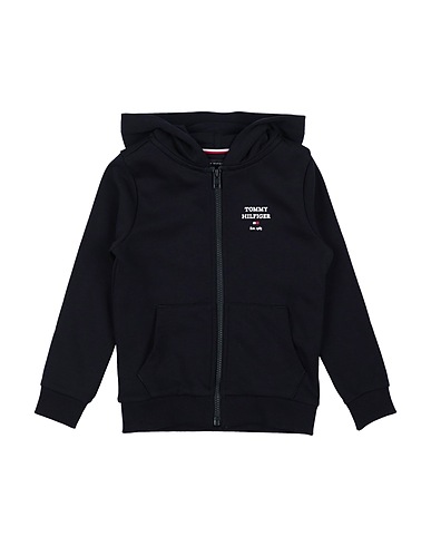TOMMY HILFIGER TOPWEAR Navy blue 88% Cotton, 12% Polyester