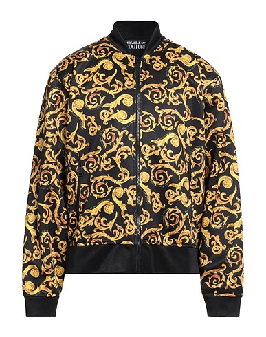 VERSACE JEANS COUTURE Felpa Nero 100% Poliestere, Cotone