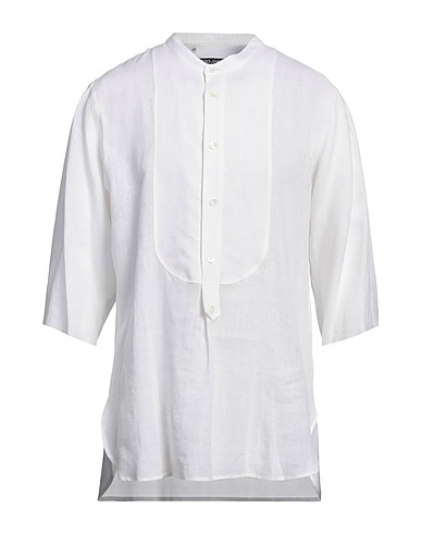 DOLCE&GABBANA Linen shirt White 100% Linen