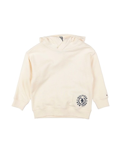 TOMMY HILFIGER Felpa Panna 100% Cotone
