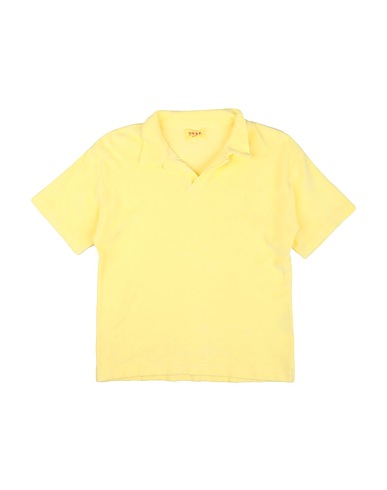 MAAN Polo shirt Yellow 100% Cotton