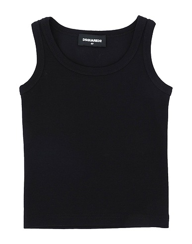 DSQUARED2 Canotta Nero 97% Cotone, 3% Elastan