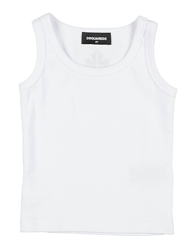 DSQUARED2 Canotta Bianco 97% Cotone, 3% Elastan