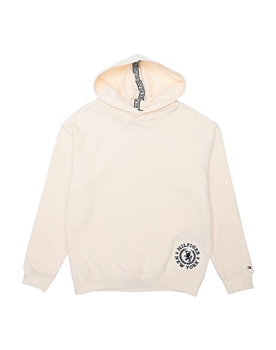 TOMMY HILFIGER Felpa Panna 100% Cotone
