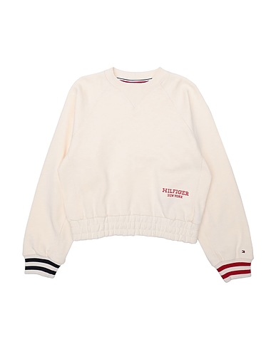 TOMMY HILFIGER Sweatshirt Elfenbein 100% Baumwolle