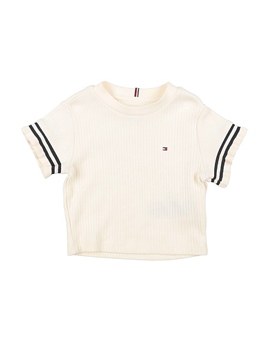 TOMMY HILFIGER T-shirt Cream 100% Cotton