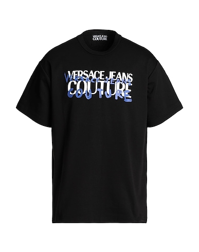 VERSACE JEANS COUTURE T-shirt Black 100% Cotton