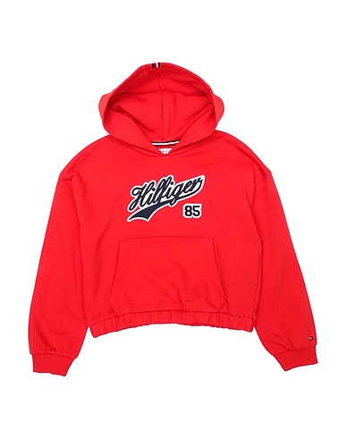 TOMMY HILFIGER Sweatshirt Red 78% Cotton, 22% Polyester