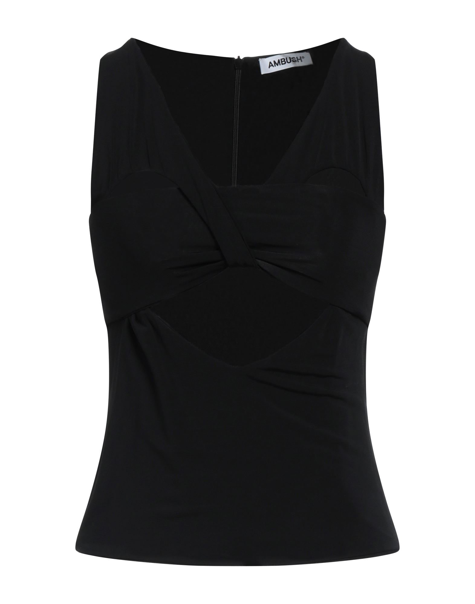 ANN DEMEULEMEESTER T-Shirts and Tops | Black Women's Top | YOOX